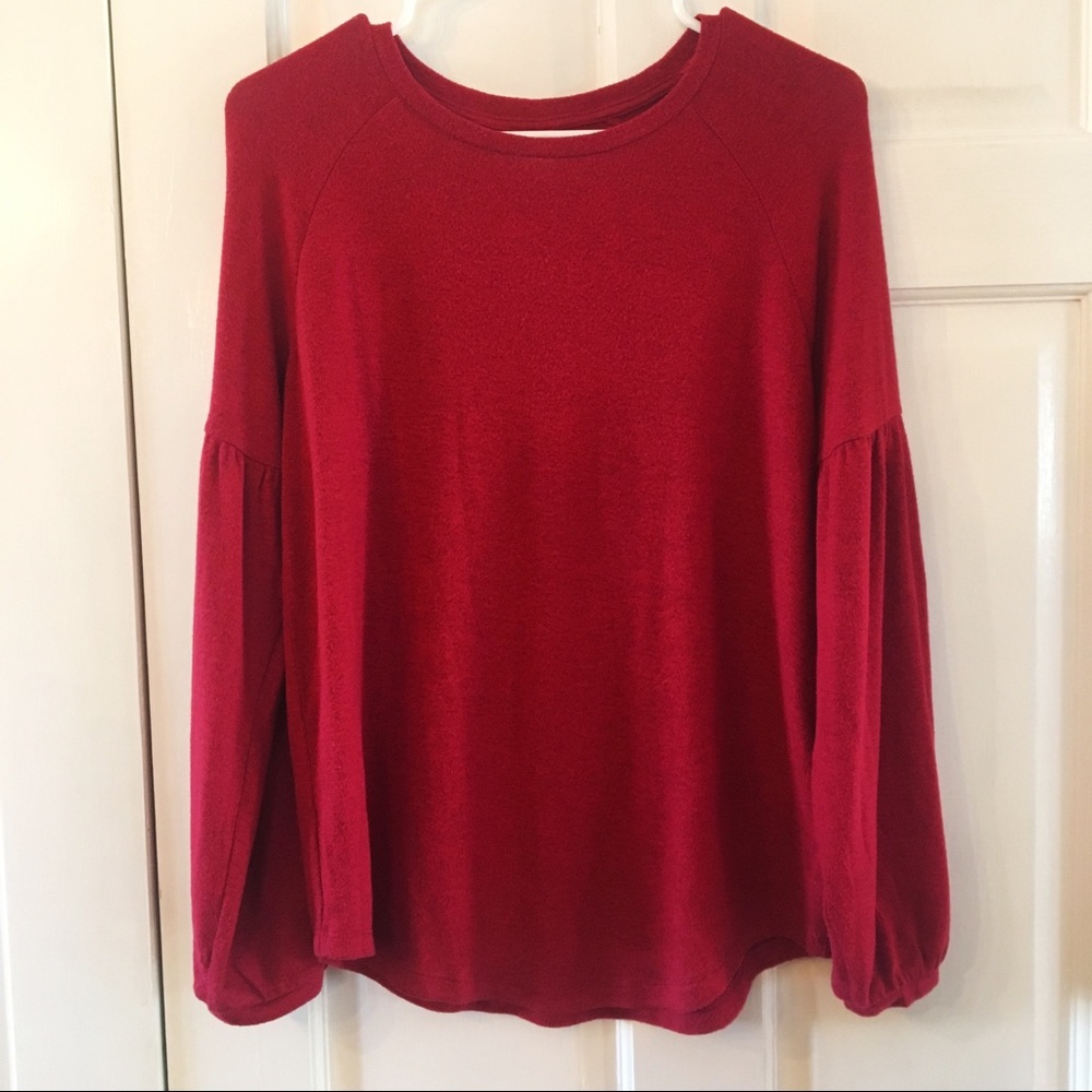 NEVER BEEN WORN Soft Red Sweater